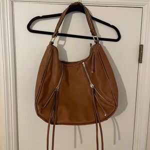 Brown Leather Hobo Bag